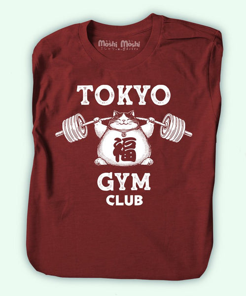 Cat Tokyo Gym T-shirt – Moshi Moshi Shirts