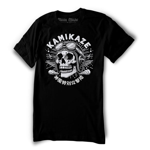Kamikaze Skull Shirt | Japanese Pilot – Moshi Moshi Shirts