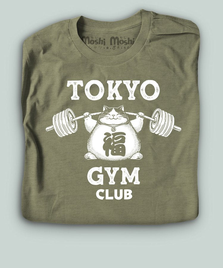 Cat Tokyo Gym T-shirt – Moshi Moshi Shirts