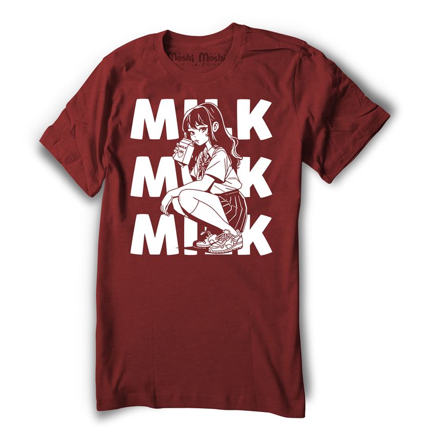 Milk Anime Girl Tshirt