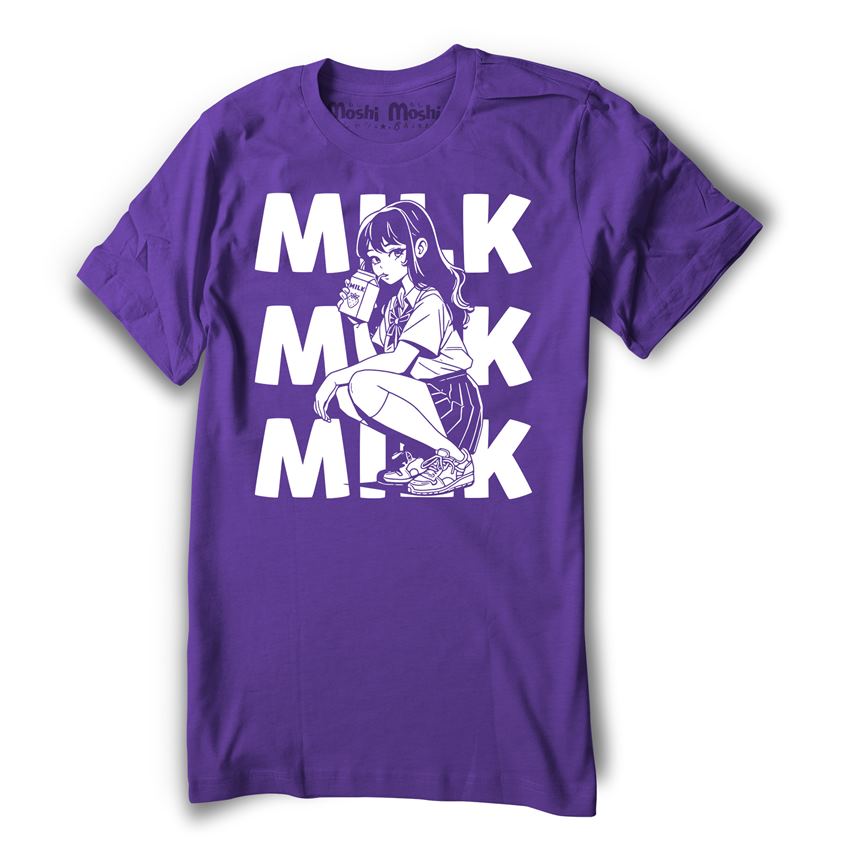 Milk Anime Girl Tshirt