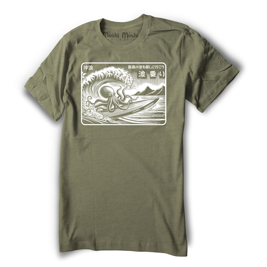 Octopus Surfing T-shirt