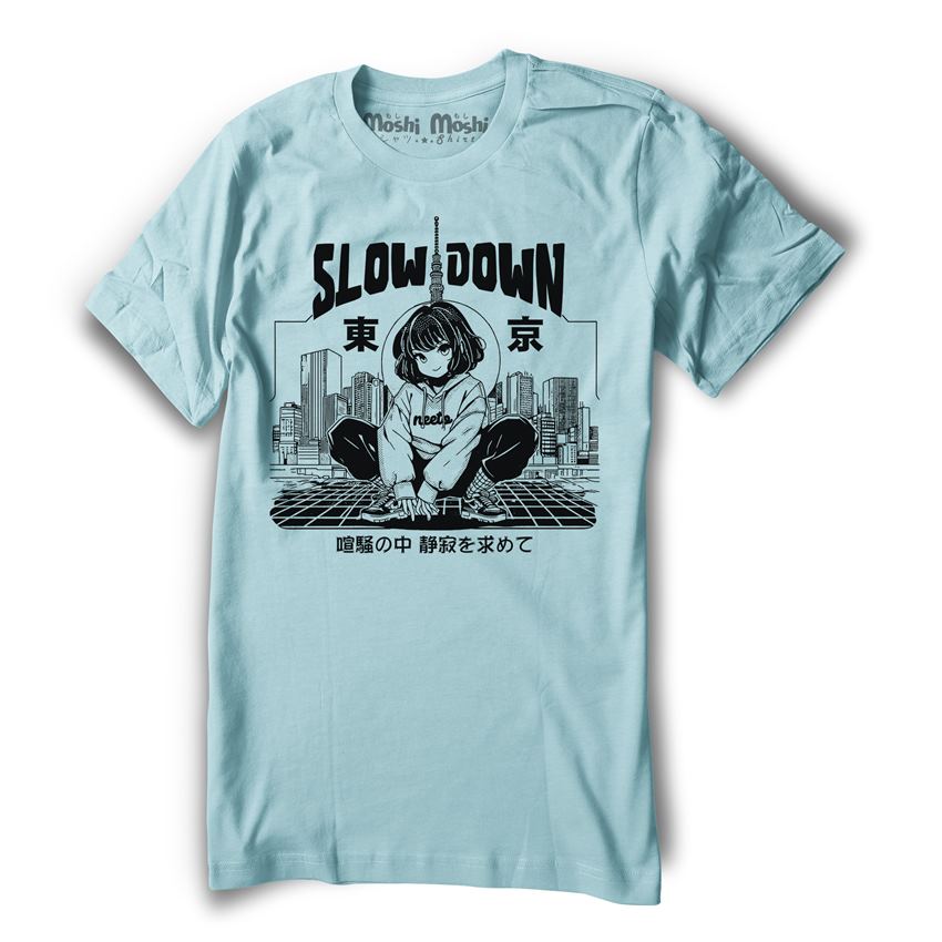 City Pop Anime Girl T-shirt
