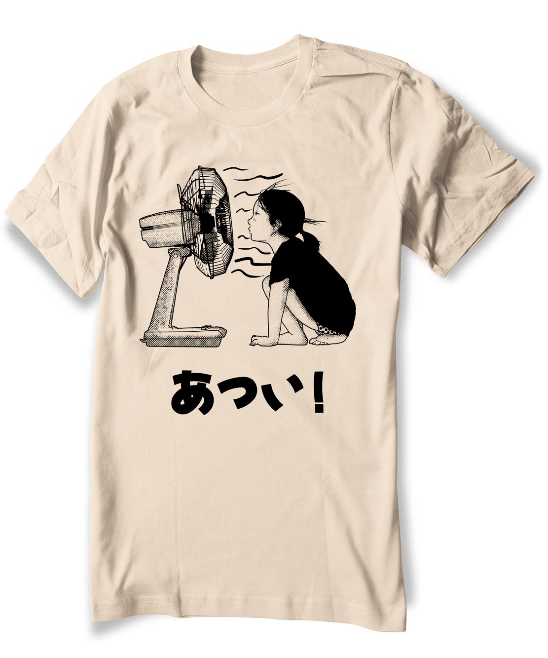 Little Girl with Fan T-Shirt