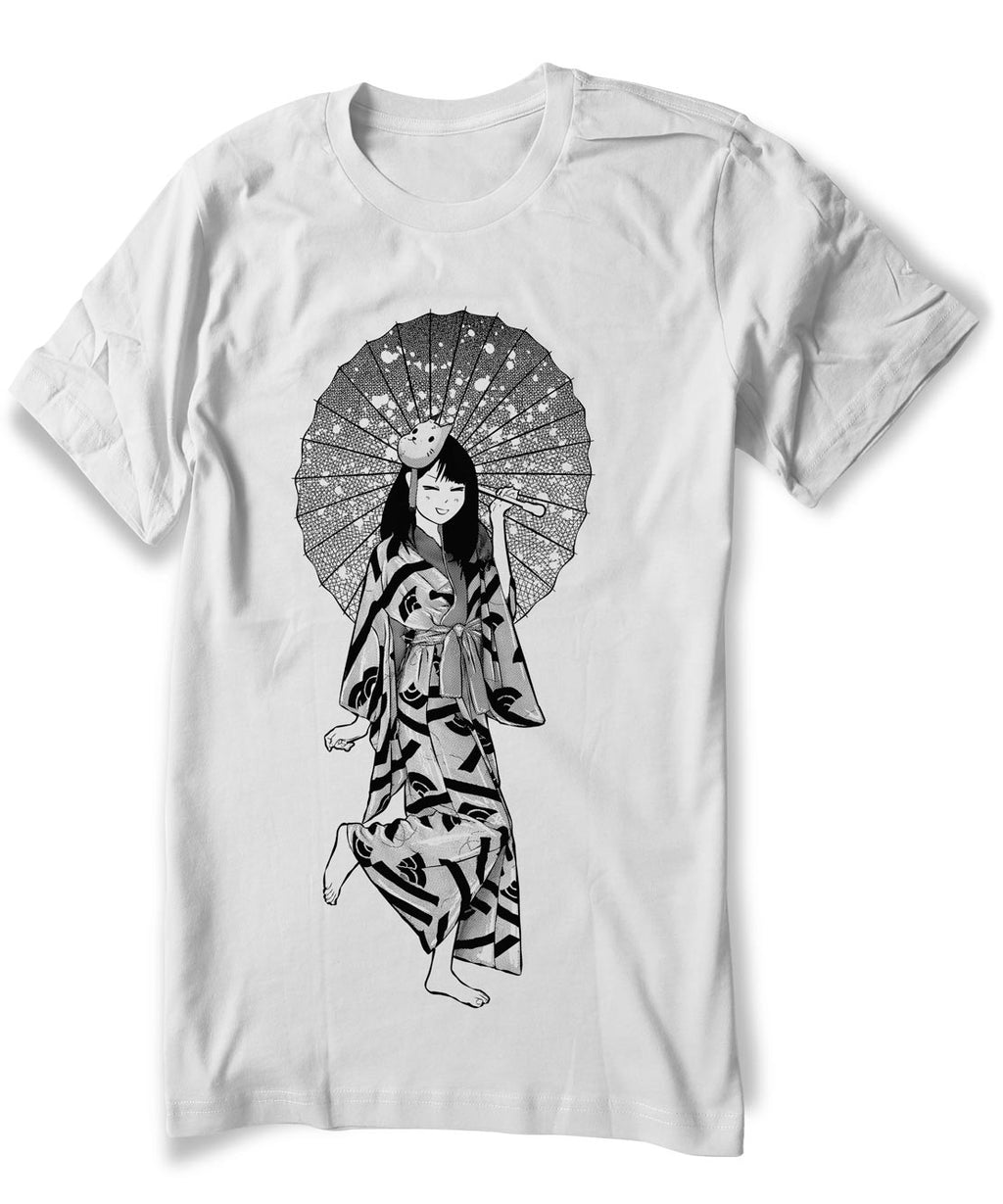 Yukata Anime Girl T-Shirt