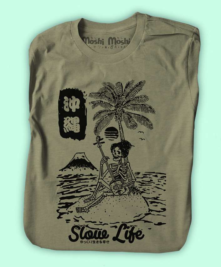 Okinawa Skull Geisha T-shirt